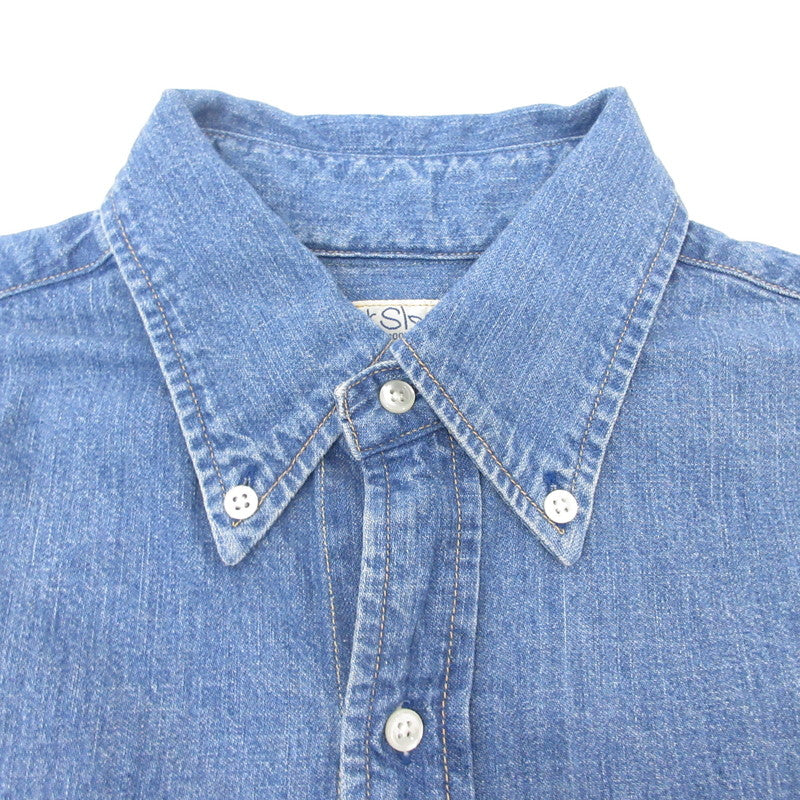 【中古】orSlow | オアスロウ BUTTON DOWN SHIRT その他トップス ブルー サイズ：2