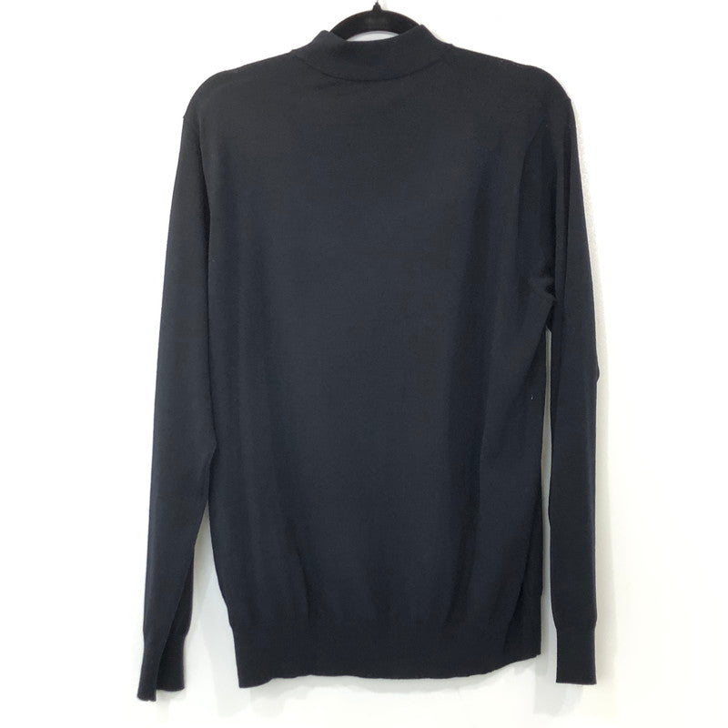 【中古】TOMORROWLAND | トゥモローランド スーパーファインメリノウールモックネックプルオーバー セーター 63-02-44-02005 2024A/W ブラック サイズ：M