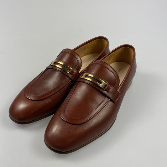 【中古】 EVENING LOAFER ローファー A6603 UK7(26.0cm程度) ブラウン