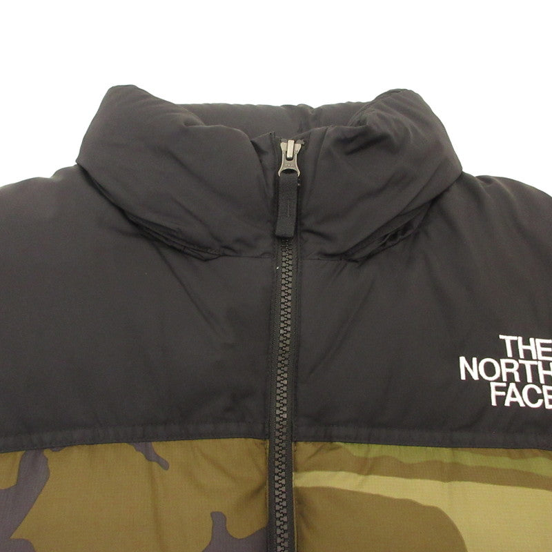 【中古】THE NORTH FACE | ザ・ノースフェイス Novelty Nuptse Jacket ダウンジャケット ND91842 カモ サイズ：L