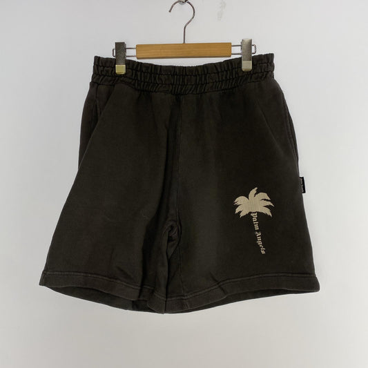 【中古】Palm Angels | パームエンジェルス Bermuda In Felpa ショートパンツ PMCI010S24FLE003 国内正規品 グレー サイズ：XS