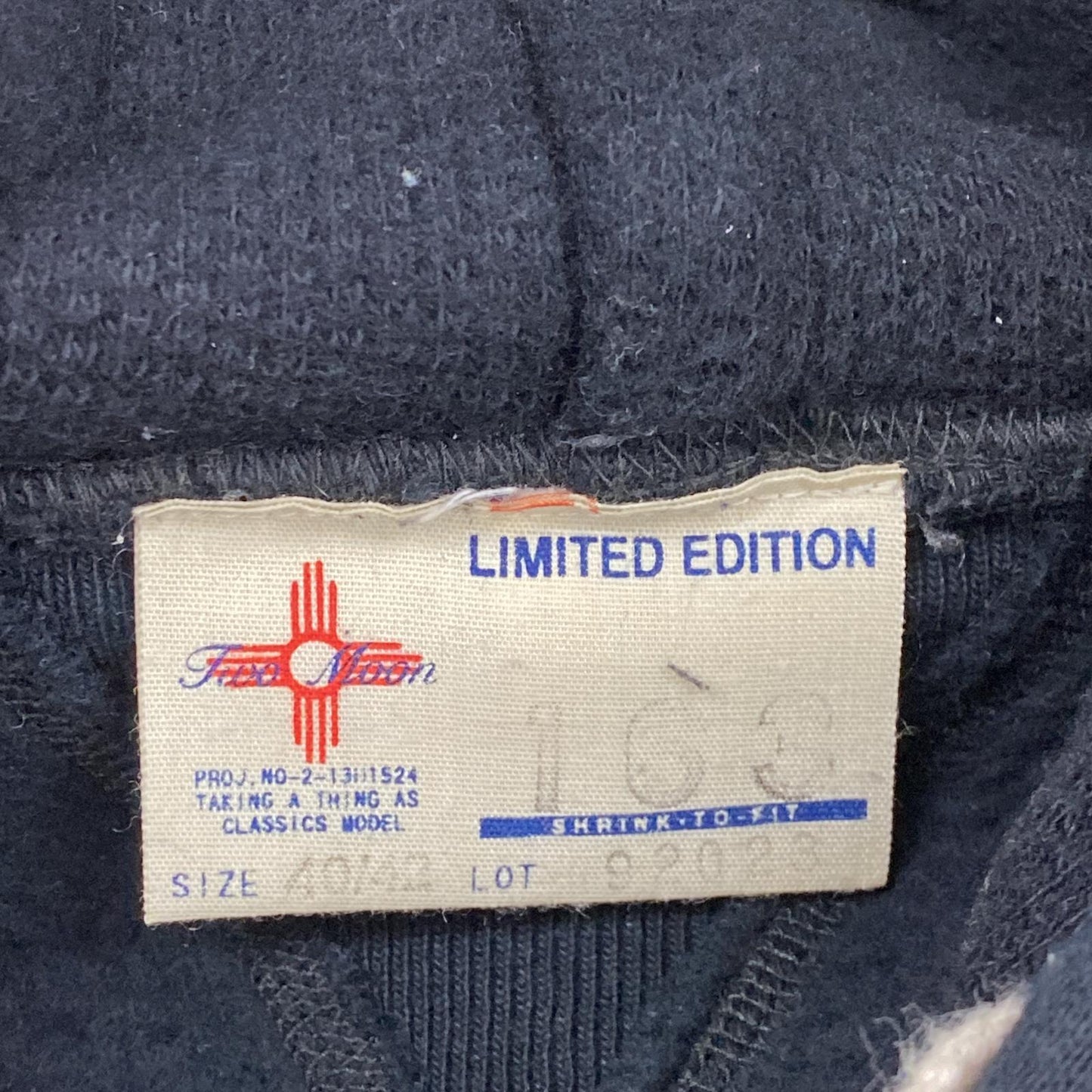 【中古】TWO MOON | トゥームーン 丸胴プルオーバーパーカ パーカー 92023 ブラック
