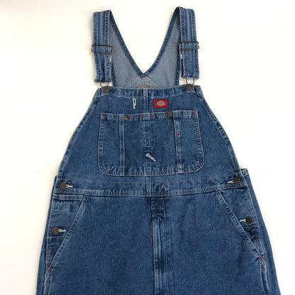 【中古】Dickies | ディッキーズ STONEWASHED INDIGO BIB OVERALL オーバーオール 8396SNB W:34 ブルー