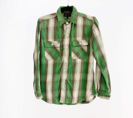 【中古】JELADO | ジェラード 長袖シャツ 旧タグ グリーン サイズ：1
