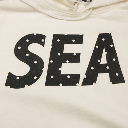 【中古】WIND AND SEA | ウィンダンシーウインダンシー EXCLUSIVE HOODIE パーカー WDS-BTP19A-CS-04 ×BIOTOP/福岡店限定 ホワイト サイズ：M