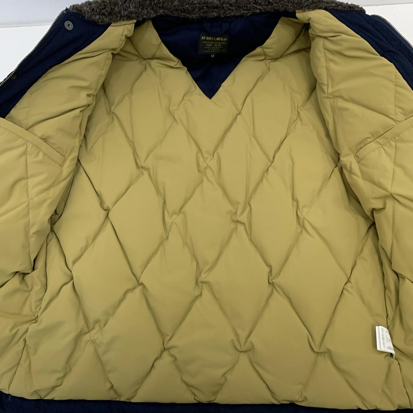 AT DIRTY | A2 DECK DOWN JACKET 2019 A/W Navy Size: M