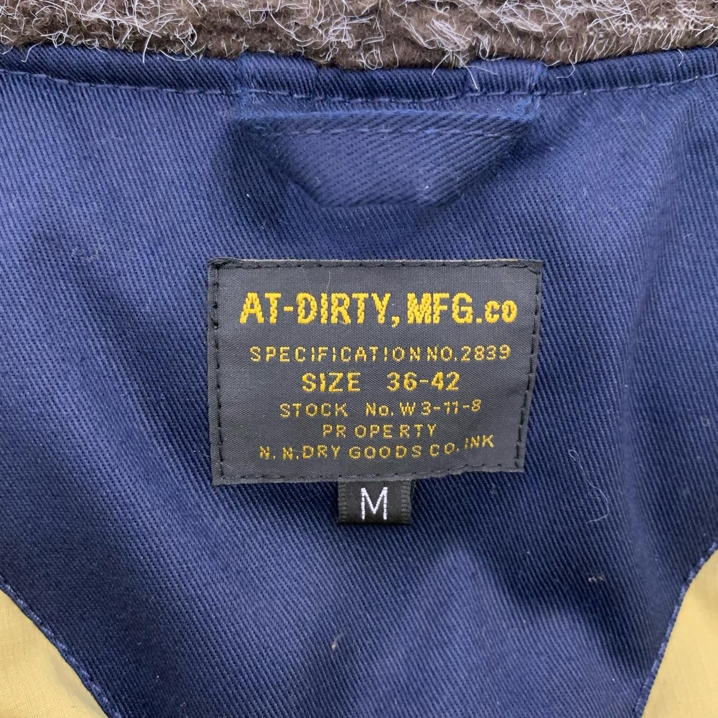 AT DIRTY | A2 DECK DOWN JACKET 2019 A/W Navy Size: M