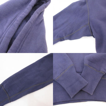TWO MOON | Two Moon Both V-gusset Loopwheel Sweatshirt Hoodie Navy Size: 40