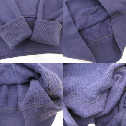 TWO MOON | Two Moon Both V-gusset Loopwheel Sweatshirt Hoodie Navy Size: 40