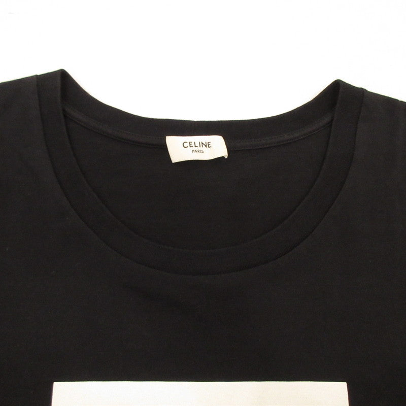 【中古】CELINE | セリーヌ Labyrinthe Show Invitation Tee 半袖Ｔシャツ 2X308605G 国内正規品 ブラック サイズ：XL