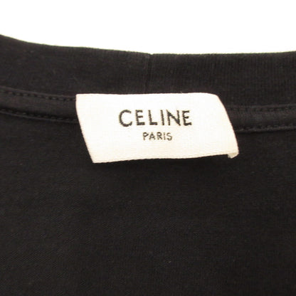 【中古】CELINE | セリーヌ Labyrinthe Show Invitation Tee 半袖Ｔシャツ 2X308605G 国内正規品 ブラック サイズ：XL