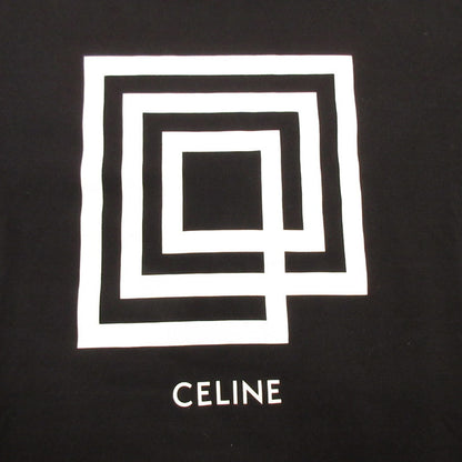 【中古】CELINE | セリーヌ Labyrinthe Show Invitation Tee 半袖Ｔシャツ 2X308605G 国内正規品 ブラック サイズ：XL