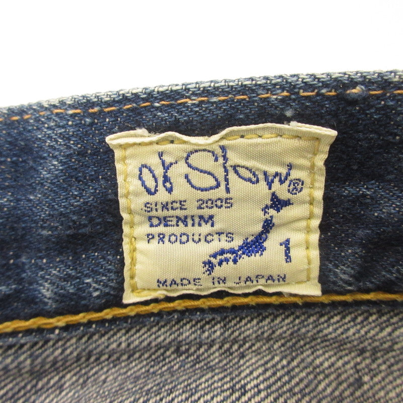 orSlow | オアスロウ 105 Original Standard Denim デニムパンツ 白タブ/セルビッジ ブルー サイズ：1
