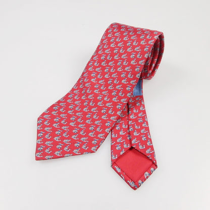 【中古】HERMES | エルメス SLOW COURSE ネクタイ 606160T