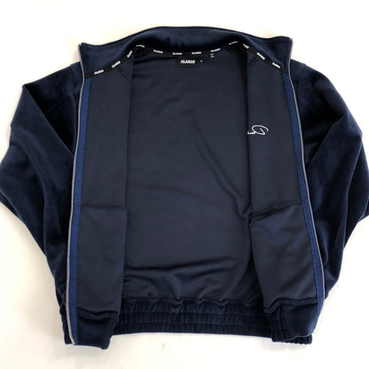 【中古】X-LARGE | エクストララージ VELOR TRACK JACKET/PANTS セットアップ 101233021018/101233031030 ネイビー サイズ：M