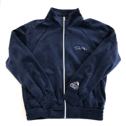 【中古】X-LARGE | エクストララージ VELOR TRACK JACKET/PANTS セットアップ 101233021018/101233031030 ネイビー サイズ：M