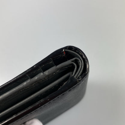 【中古】Paul Smith | ポール・スミス アーティストストライププラー 二つ折り財布 845011 ブラック