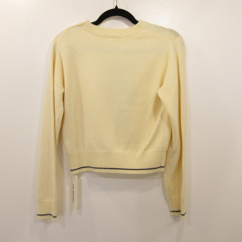 【中古】Lily Brown | リリーブラウン リボンニットプルオーバー セーター LWNT244127 ｻｲｽﾞ:F ベージュ