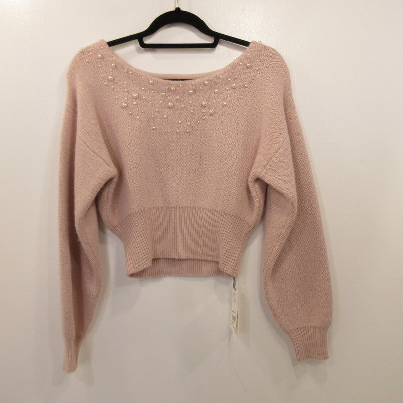 【中古】snidel | スナイデル パールニットプルオーバー セーター SWNT245200 ｻｲｽﾞ:F ピンク