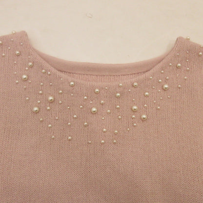 【中古】snidel | スナイデル パールニットプルオーバー セーター SWNT245200 ｻｲｽﾞ:F ピンク