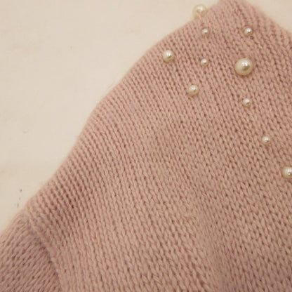 【中古】snidel | スナイデル パールニットプルオーバー セーター SWNT245200 ｻｲｽﾞ:F ピンク