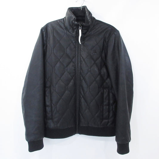 【中古】G-STAR | ジースター MEEFIC-R QLTY BOMBER ミリタリーコート D24726 ブラック サイズ：S