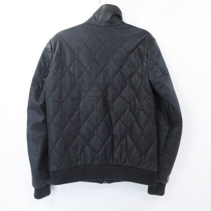 【中古】G-STAR | ジースター MEEFIC-R QLTY BOMBER ミリタリーコート D24726 ブラック サイズ：S