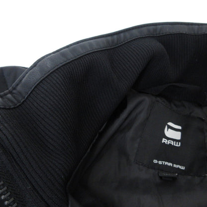 【中古】G-STAR | ジースター MEEFIC-R QLTY BOMBER ミリタリーコート D24726 ブラック サイズ：S