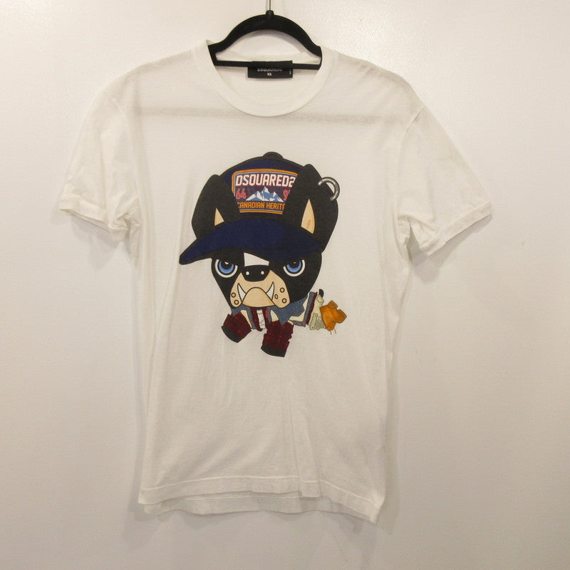 DSQUARED2 | Dsquared2 Short Sleeve T-Shirt S71GD0848 Domestic Authentic White Size: XS