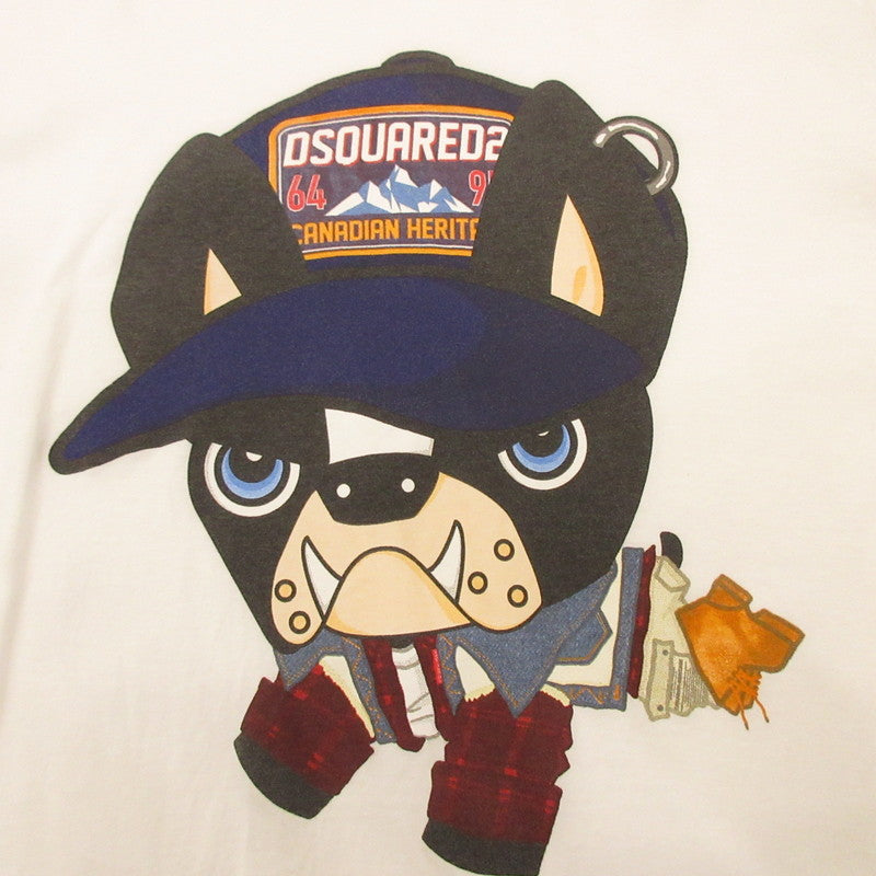 DSQUARED2 | Dsquared2 Short Sleeve T-Shirt S71GD0848 Domestic Authentic White Size: XS
