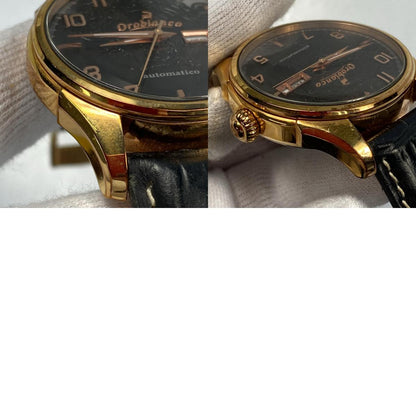 【中古】Orobianco | オロビアンコ TIME-ORA Rotomatiko 腕時計 OR-0031 日差+20秒 ゴールド