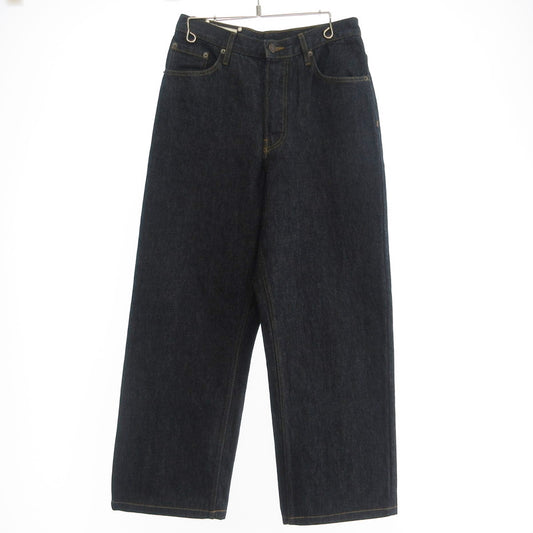 【中古】DRIES VAN NOTEN | ドリスヴァンノッテン PINE 1551 M.W.PANTS デニムパンツ 020927-1551-507 国内正規品 ネイビー