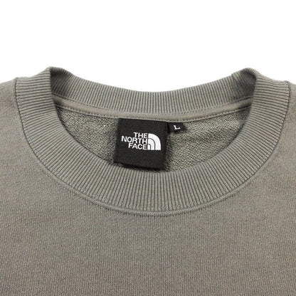 【中古】THE NORTH FACE | ザ・ノースフェイス HEATHER LOGO CREW SWEAT スウェット NT12334 チャコールグレー サイズ：L