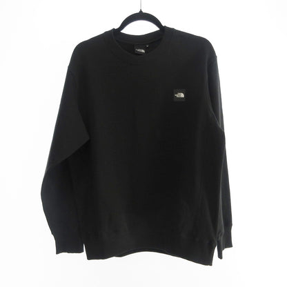 【中古】THE NORTH FACE | ザ・ノースフェイス HEATHER LOGO CREW SWEAT スウェット NT12334 ブラック サイズ：L