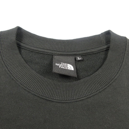 【中古】THE NORTH FACE | ザ・ノースフェイス HEATHER LOGO CREW SWEAT スウェット NT12334 ブラック サイズ：L
