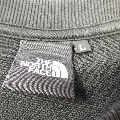 【中古】THE NORTH FACE | ザ・ノースフェイス HEATHER LOGO CREW SWEAT スウェット NT12334 ブラック サイズ：L