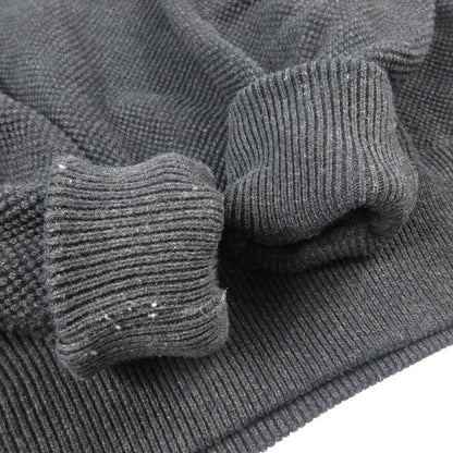 【中古】crepuscule | クレプスキュール Moss Stitch V P/O ニット 2403-001 ブラック