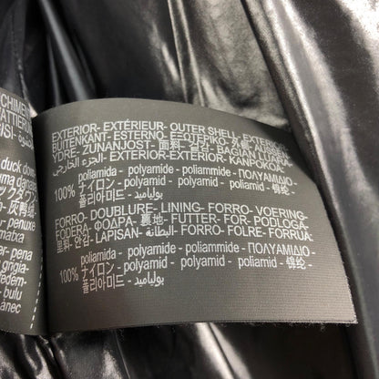 【中古】ZARA | ザラ ダウンフェザー100%パフジャケット ダウンジャケット 3411/411/800 ブラック サイズ：XL