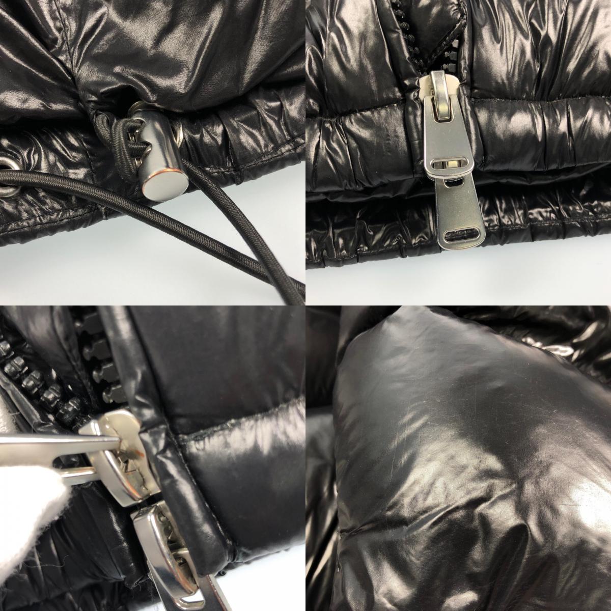 【中古】ZARA | ザラ ダウンフェザー100%パフジャケット ダウンジャケット 3411/411/800 ブラック サイズ：XL