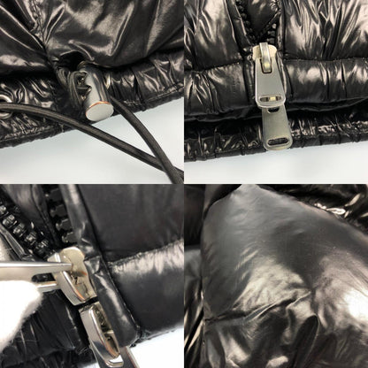 【中古】ZARA | ザラ ダウンフェザー100%パフジャケット ダウンジャケット 3411/411/800 ブラック サイズ：XL