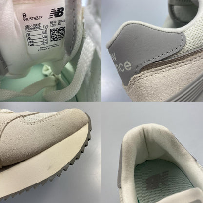 【中古】NEW BALANCE | ニューバランス スニーカー WL574ZJP ホワイト 25cm