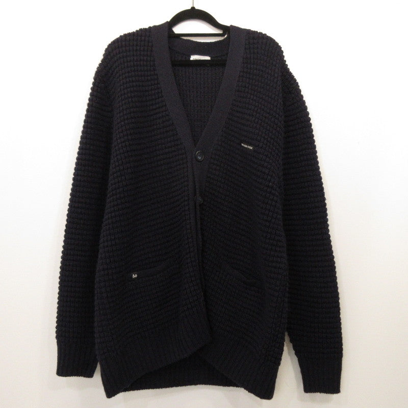Kinashi Cycle | Kinashi Cycle Waffle Knit Cardigan Cardigan T245 Navy Size: XL