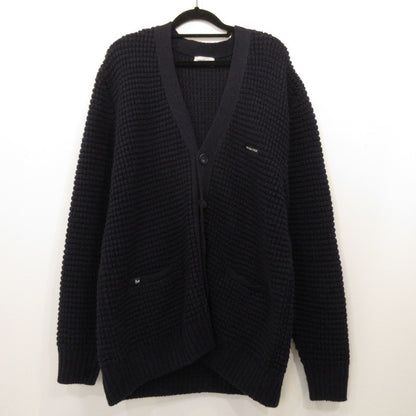 Kinashi Cycle | Kinashi Cycle Waffle Knit Cardigan Cardigan T245 Navy Size: XL