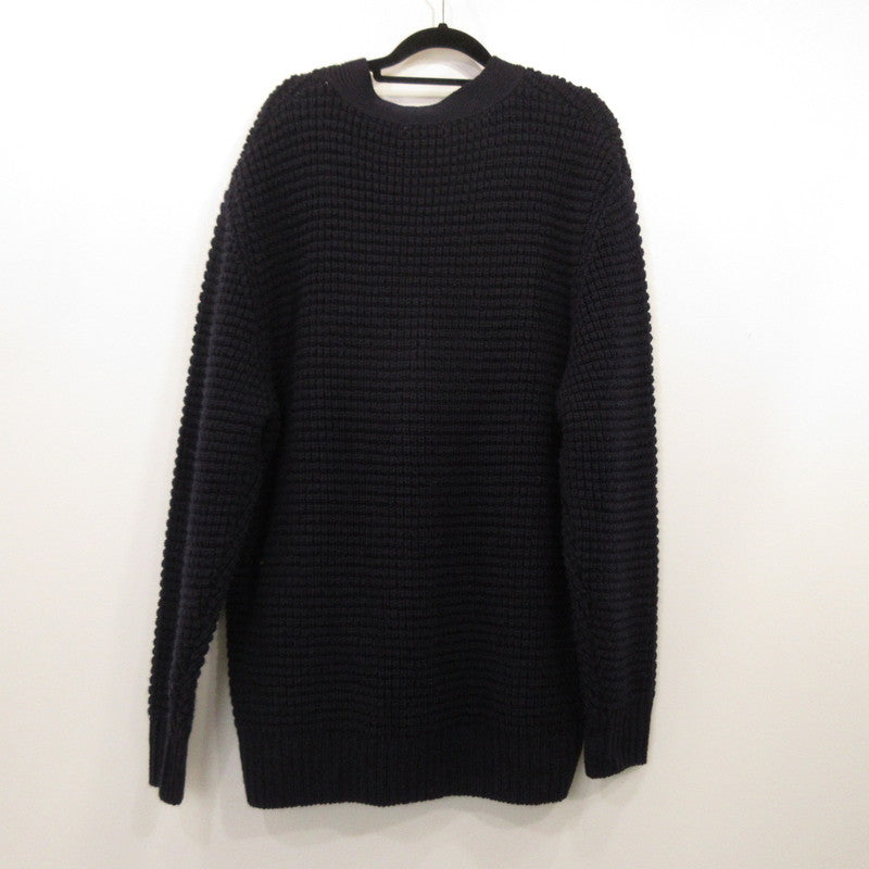 Kinashi Cycle | Kinashi Cycle Waffle Knit Cardigan Cardigan T245 Navy Size: XL
