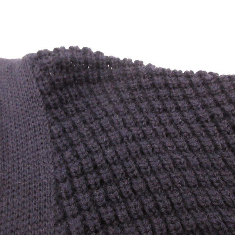 Kinashi Cycle | Kinashi Cycle Waffle Knit Cardigan Cardigan T245 Navy Size: XL