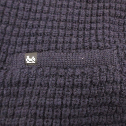 Kinashi Cycle | Kinashi Cycle Waffle Knit Cardigan Cardigan T245 Navy Size: XL