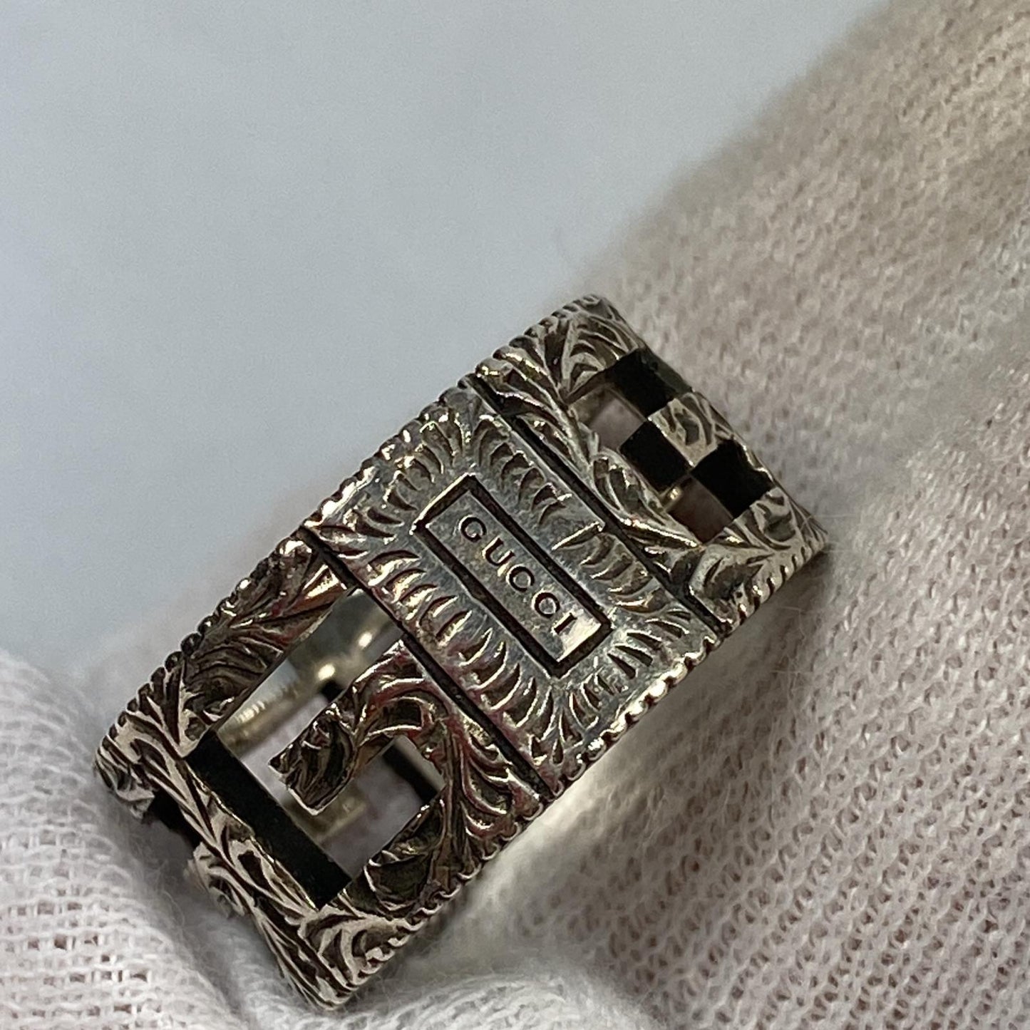 【中古】GUCCI | グッチ Gスクエア リング・指輪 551918 サイズ:#16