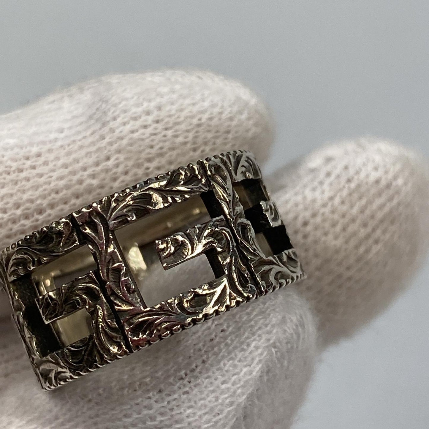 【中古】GUCCI | グッチ Gスクエア リング・指輪 551918 サイズ:#16