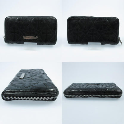 【中古】CHROME HEARTS | クロムハーツ REC F ZIP QUILTED 長財布 ブラック