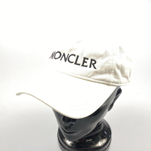 【中古】MONCLER | モンクレール BERRETTO BASEBALL キャップ 0091750 V0006 国内正規品 ホワイト